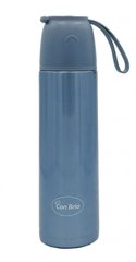 Термос с ремешком Con Brio СВ-377 — синий, 0,5 л