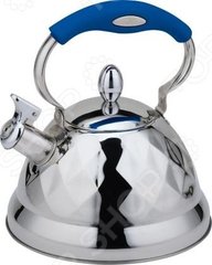 Чайник із свистком 3,5 л Bohmann BH 7688 blue - синій