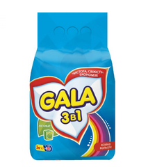 Чтиральный порошок Gala Яркие цвета 3 кг (4823055200470)
