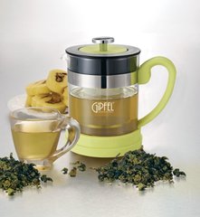 Стеклянный заварочный чайник с фильтром GIPFEL LARUM 7049 - 600 мл