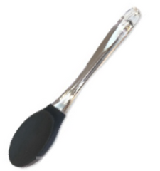 Силіконова ложка з пластиковою ручкою Con Brio СВ-663 - 25х5см (сіра)