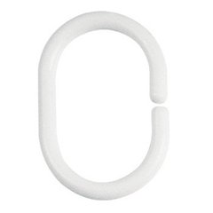 Кольца для шторки в ванную Spirella C-MINOR 40075 белые