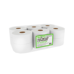 Туалетная бумага в рулонах "Чистый и умный" 116505 — 1 шар, 200 м
