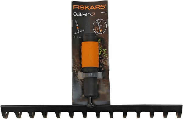 Граблі для ґрунту Fiskars QuikFit (1000653) - 14 зубів