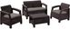 Комплект мебели Allibert Corfu 17197361 - коричневый