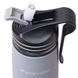 Спортивний термос-пляшка Kamille Сірий 500мл з нержавіючої сталі з трубочкою і кліпсою KM-2058