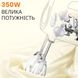 Міксер ручний потужний міксер тістомісильні гаки 5 режимів швидкості і 2 насадки 800 Вт Sokany SK-6621