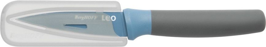 Нож для чистки овощей с покрытием BERGHOFF LEO (3950105) - 8,5 см, голубой