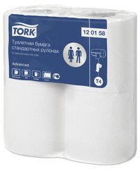 Туалетная бумага в стандартных рулонах Tork Advanced 120158