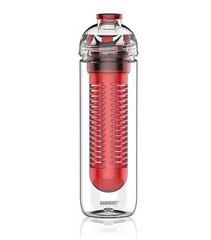 Бутылка спортивная Banquet Switch 12753500R - 0,5 л, красная
