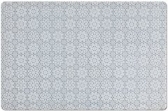 Коврик под тарелку ZELLER Цветы 26906 — 43,5х28,5см, белый