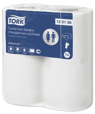 Туалетная бумага в стандартных рулонах Tork Advanced 120158