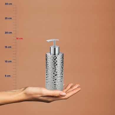 Дозатор для мыла KELA Sterling, серебряный, 300 мл (23782), Серебристый
