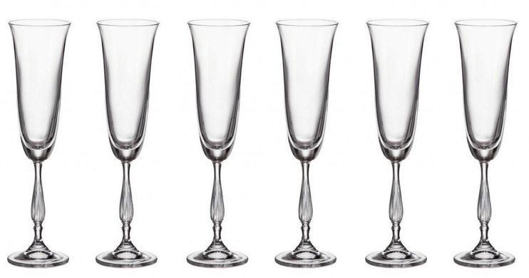 Набор бокалов для шампанского Bohemia Fregata Antik 1SF58/00000/190 - 190 мл, 6 шт