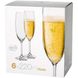 Набір келихів для шампанського Bohemia Elegance 40415/220/N (220 мл, 6 шт)