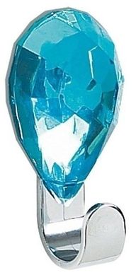 Гачок Spirella Jewel топаз 10.10671 - 6.5x3 см, Блакитний