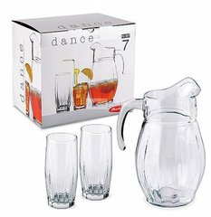 Набор стаканов с кувшином DANCE Pasabahce 97874 - 6 сш, стекло