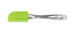 Силиконовая лопатка с пластиковой ручкой Con Brio СВ-662 - 24,4х5,1см (зеленая)