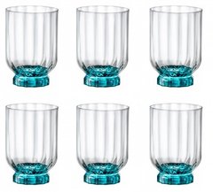 Набір склянок для напоїв Bormioli Rocco Florian Lucent Blue 199423BCG021990 - 375 мл, 6 шт