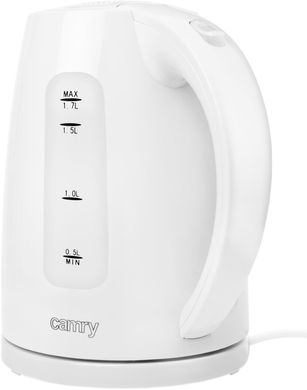 Чайник электрический Camry CR 1255 White - 1.7 л, Белый