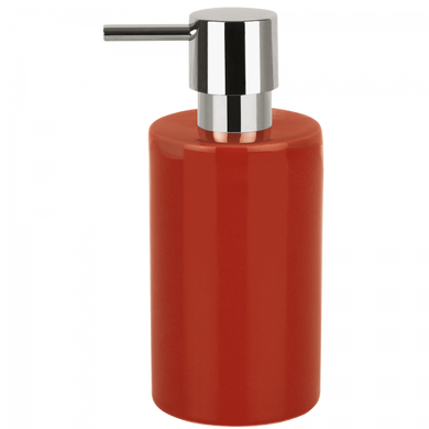 Дозатор для мыла керамический Spirella TUBE 10.16085 - красный