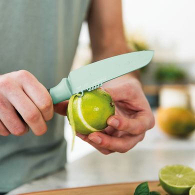 Нож для чистки овощей и цедры с покрытием BERGHOFF LEO (3950107) - 11 см, салатовый