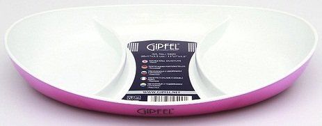 Менажница с двойными стенками GIPFEL 9409 - 28х17х3.5см (фиолетовая)