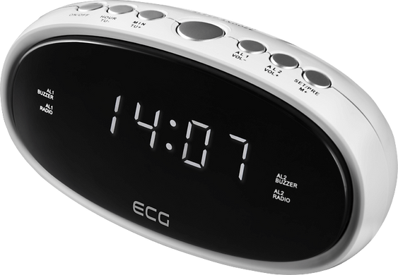 Радио-часы ECG RB 010 — белые