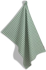 Кухонное полотенце KELA Cora (12823) - 70x50 см, зеленое в клетку