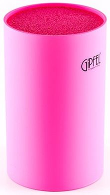 Підставка для ножів GIPFEL 3708 - 11х11х18см, Рожевий
