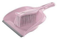 Набір для прибирання: совок із щіткою Titiz Flower TP-221-PK - рожевий