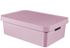 Коробка с крышкой "Инфинити" Curver 01718 - 30л, розовый