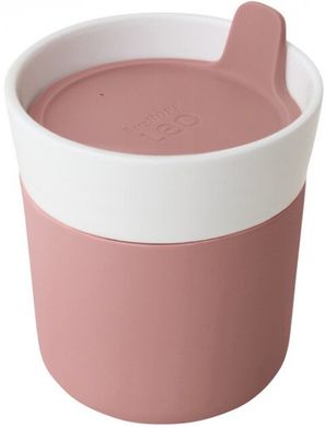 Кухоль-контейнер для напоїв BergHOFF Leo (3950136) - 250 мл, Рожевий