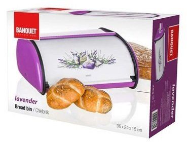 Хлібниця металева Banquet Lavender 48820012 - 43,5 x 27,5 x 18,5