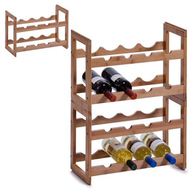 Стійка складана для вина на 8 пляшок Zeller 13564 - 47x22x32см