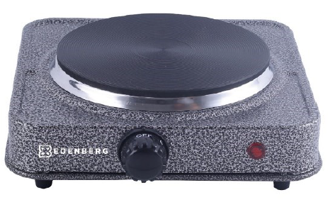 Электрическая плита одноконфорочная дисковая Edenberg EB-62181 - 1000вт