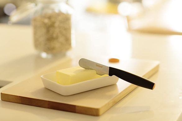 Кухонный нож для масла Fiskars Functional Form Black (1014191) - 8 см