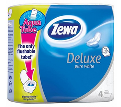 Туалетная бумага Zewa Deluxe Delicate Care 3 слоя 4 рулона (7322540313369)