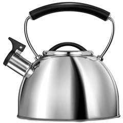 Чайник со свистком MPM MCN-11/P — 3 л, серый