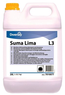Средство для мытья посуды в посудомоечных машинах с отбеливающим эффектом Suma LIMA L3 DIVERSEY - 20л (7010077)
