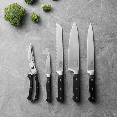 Кухонный нож для хлеба Berghoff Essentials Black (1301085) - 200 мм