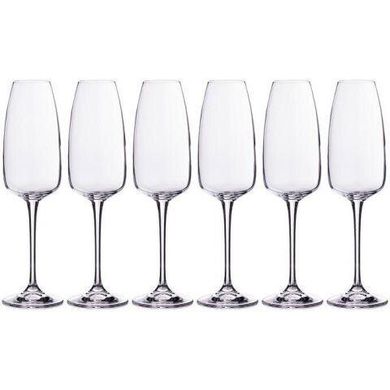 Набор бокалов для шампанского Bohemia Alizee/Anser 1SF00/00000/290 - 290 мл, 6 шт