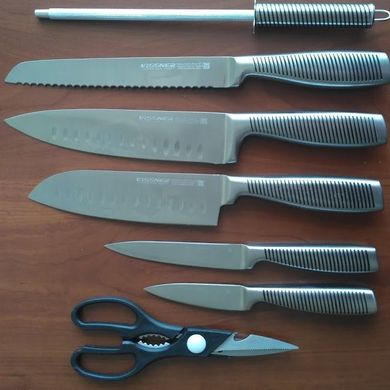 Набор ножей с мусатом Vissner VS-37821 - 8 пр, нерж