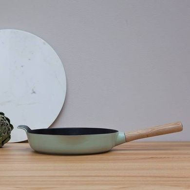 Сковорода чугунная BergHOFF Ron (3900046) - 26 см, зеленый с черным