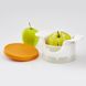 Кухонный нож для яблок с контейнером Fiskars Functional Form (1016132) - 16 см