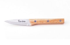 Нож для чистки овощей Con Brio CB-7011 - деревян. ручка, длина лезвия 9 см