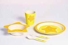 Набор посуды для детей морская звезда, Conbrio CВ-253 - 5 пр, бамбук