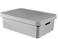 Коробка з кришкою "Інфініті" Curver 01718 - 30л, сірий