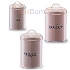 Набор банок для кофе, чая и сахара Zeller 19190-19192 (3 шт)
