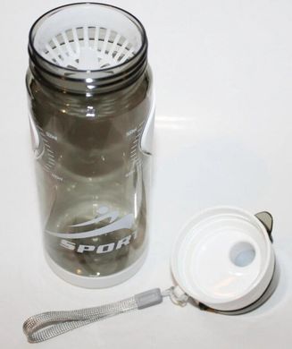 Бутылка пластиковая для воды Henks SB-050 - серый, 500 мл
